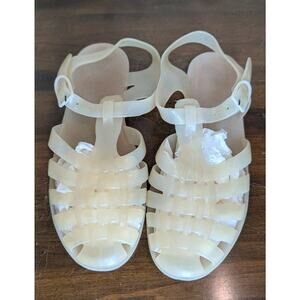 Vintage Sarraizienne Jelly Fisherman Medusa Sandals France Size EU 41 UK 7